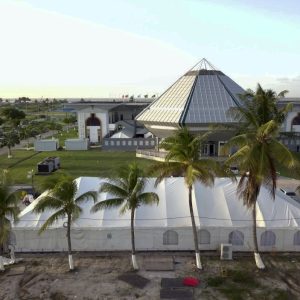 40X100 Enclosed AC Tent