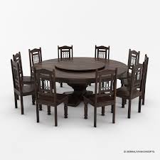 10-SEATER Round - Wooden