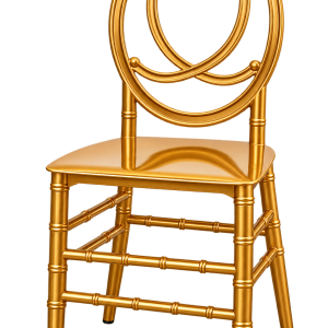 Gold Chivari chair-oval design